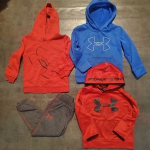Boys under armour lot 4T